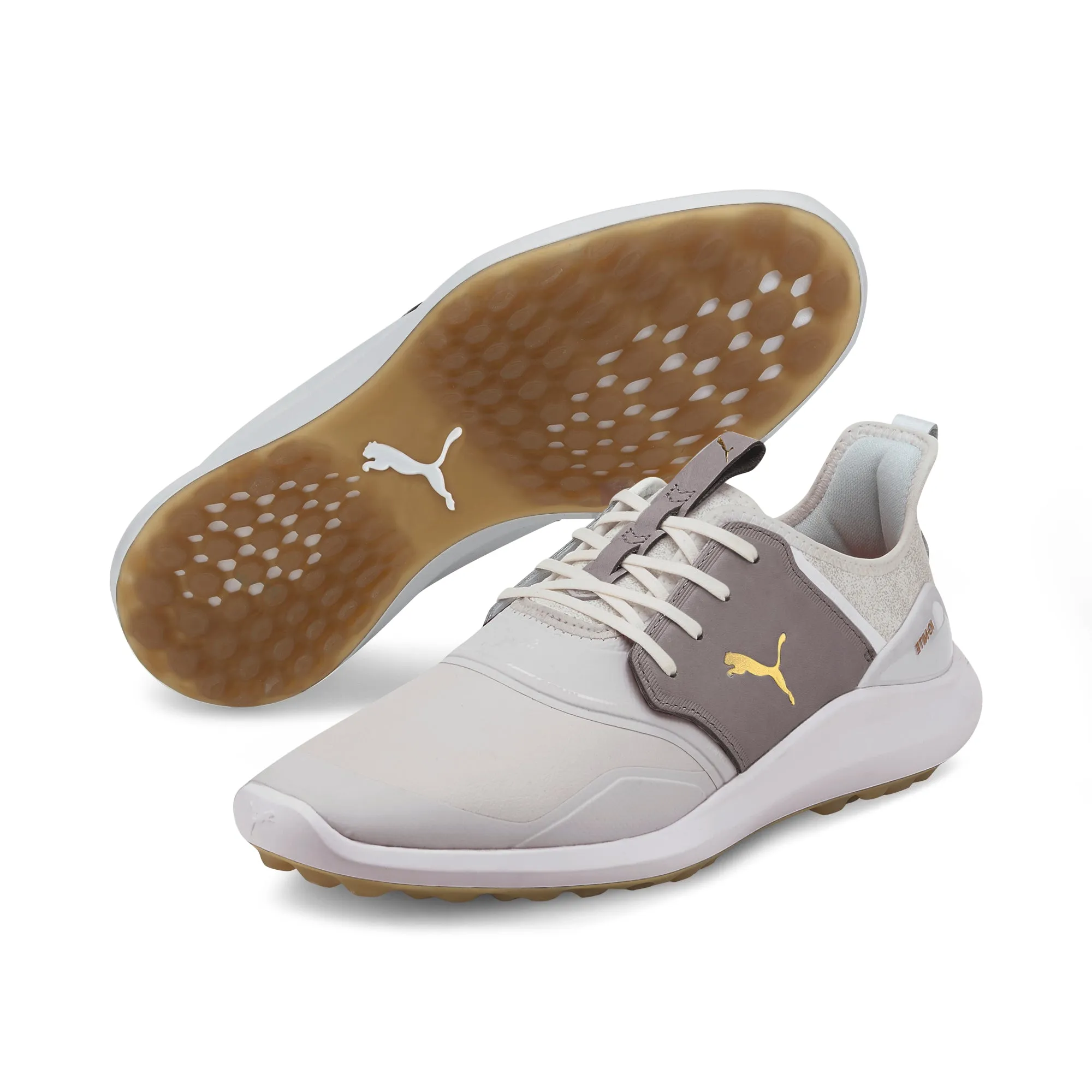 Puma IGNITE NXT Crafted Golf Shoes - Puma White/High Rise