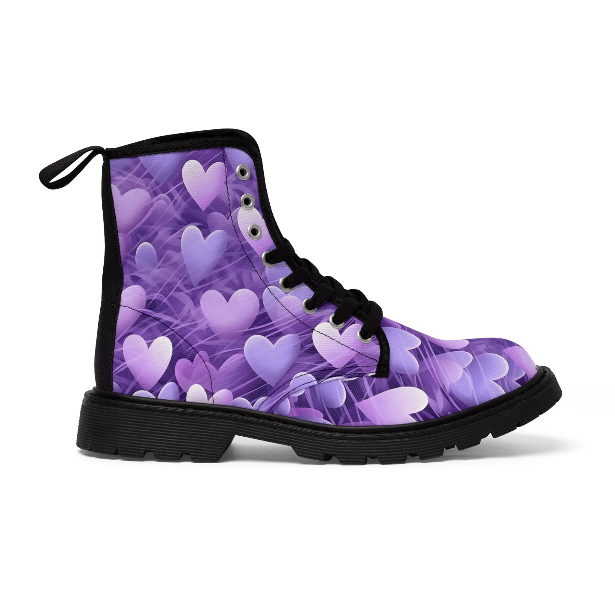 Purple Heart Women's Canvas Boots