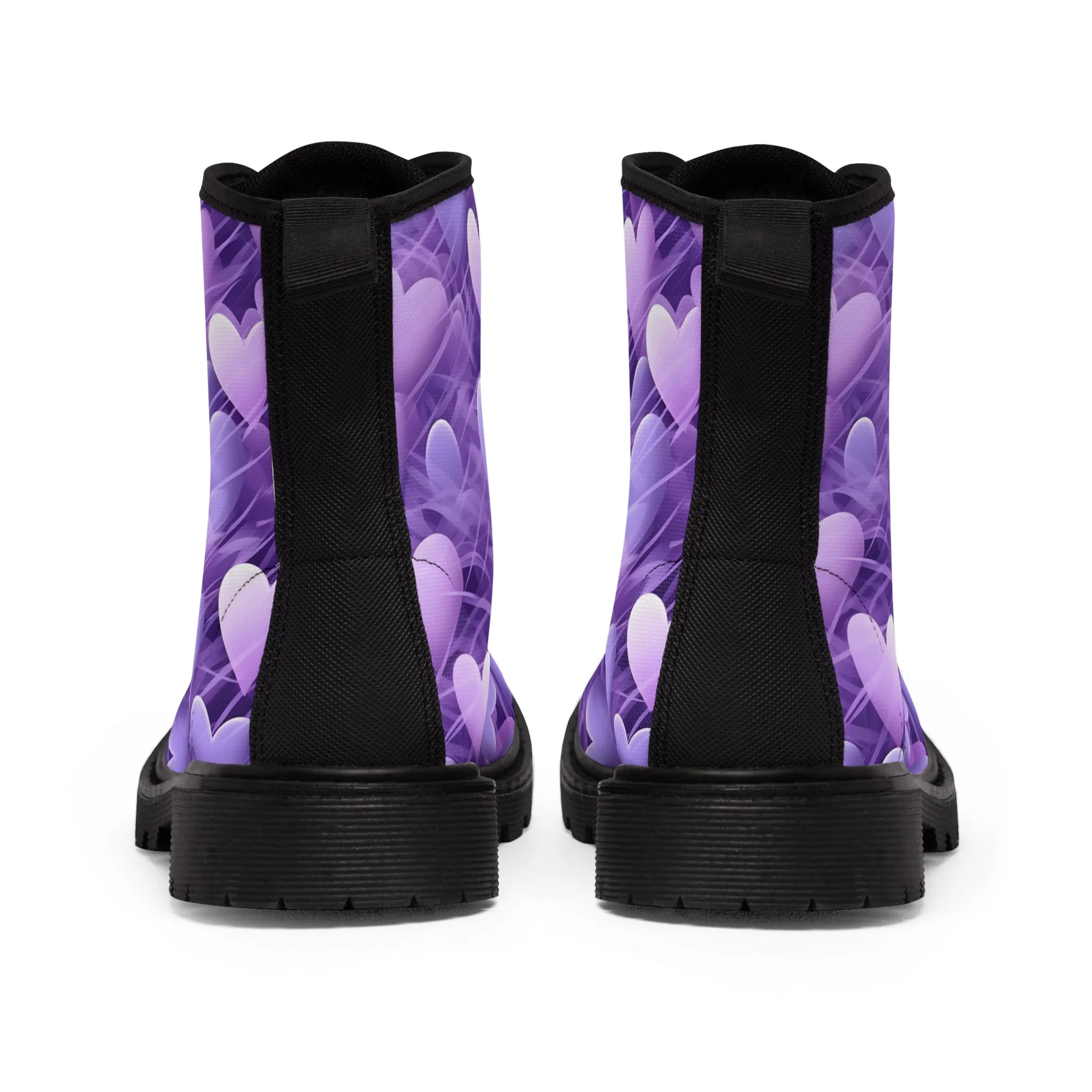 Purple Heart Women's Canvas Boots