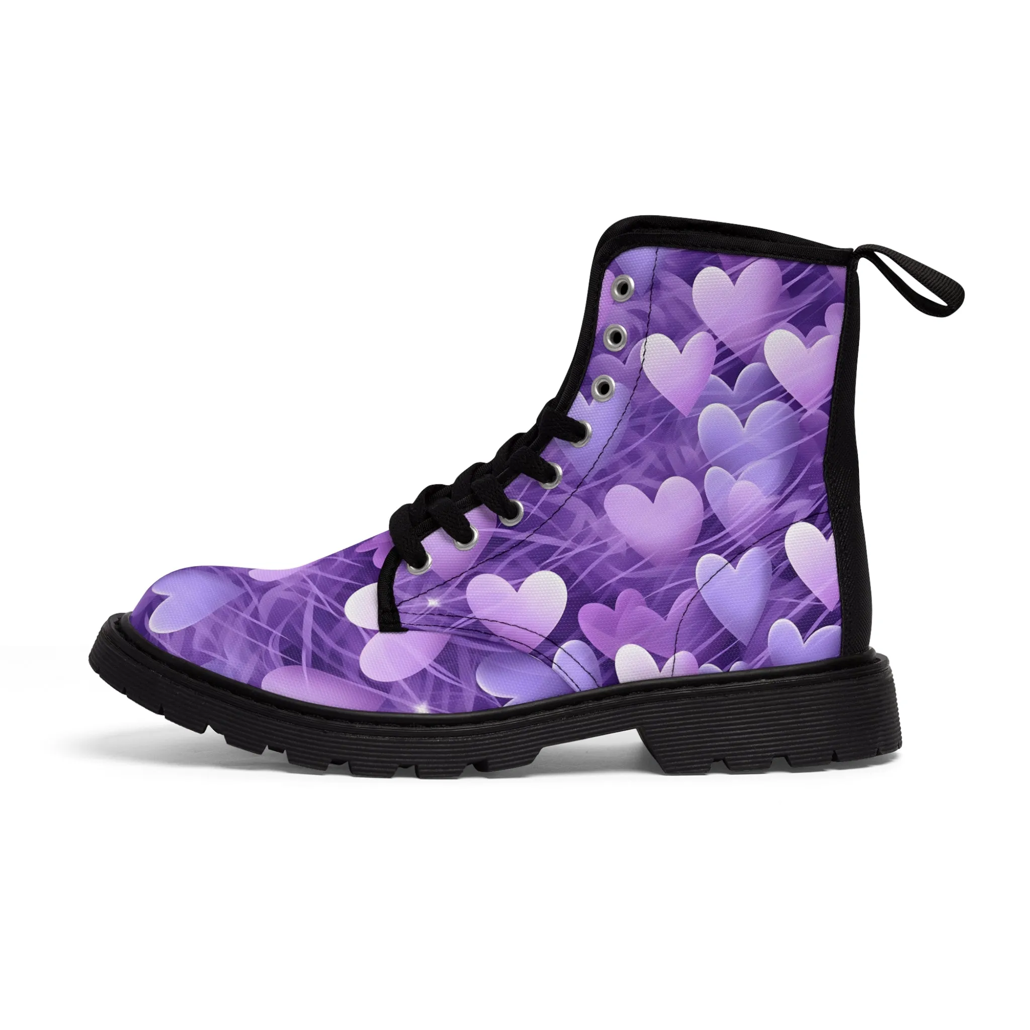 Purple Heart Women's Canvas Boots