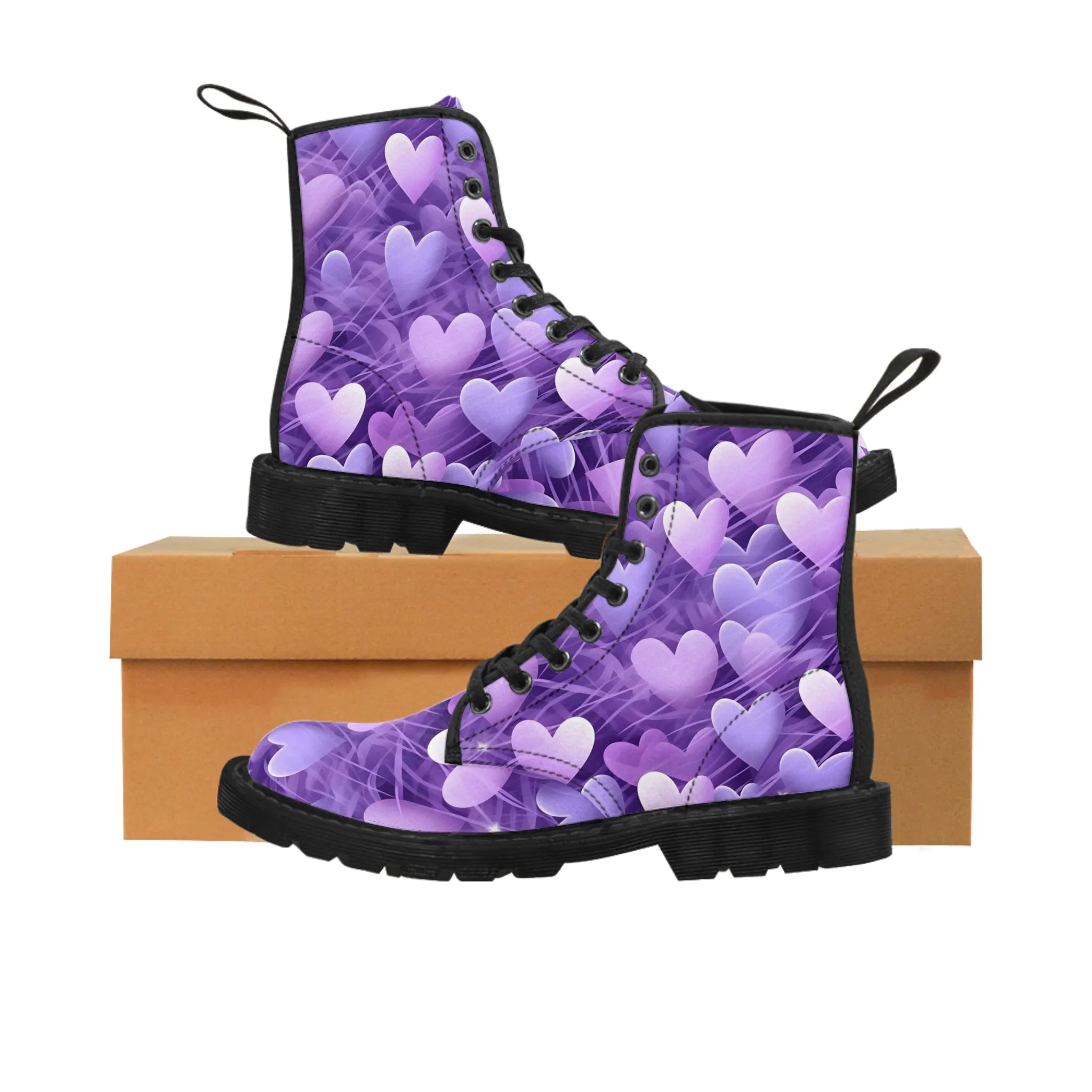 Purple Heart Women's Canvas Boots