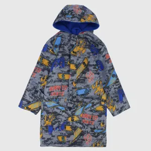 "Born To Skate" Waterproof Swim Robe