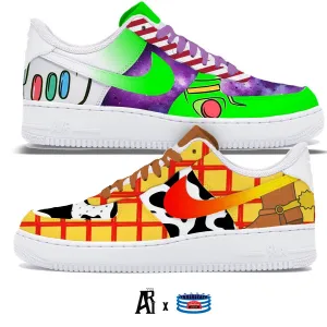 "Buzz   Woody" Nike Air Force 1 Low Shoes by Stadium Custom Kicks