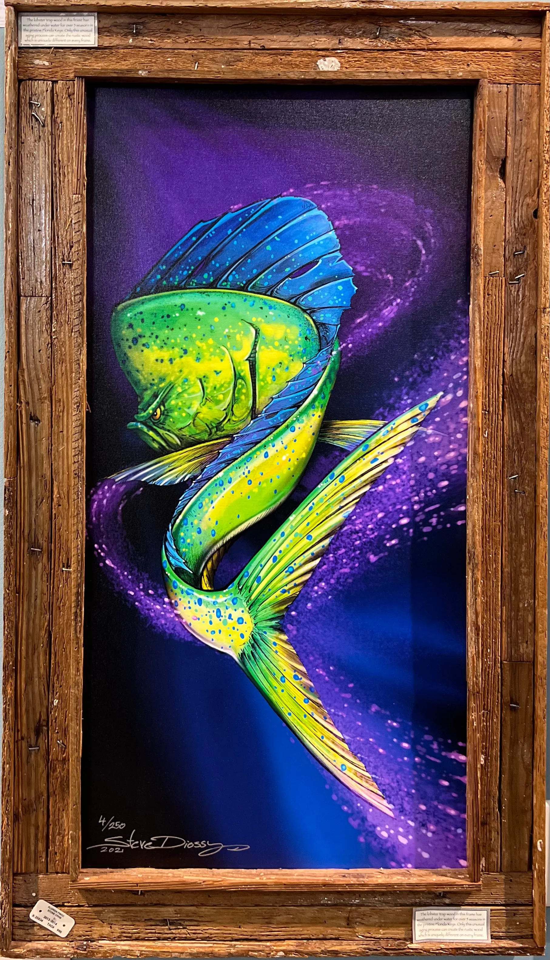 "Mahi Swim" Limited Edition Canvas