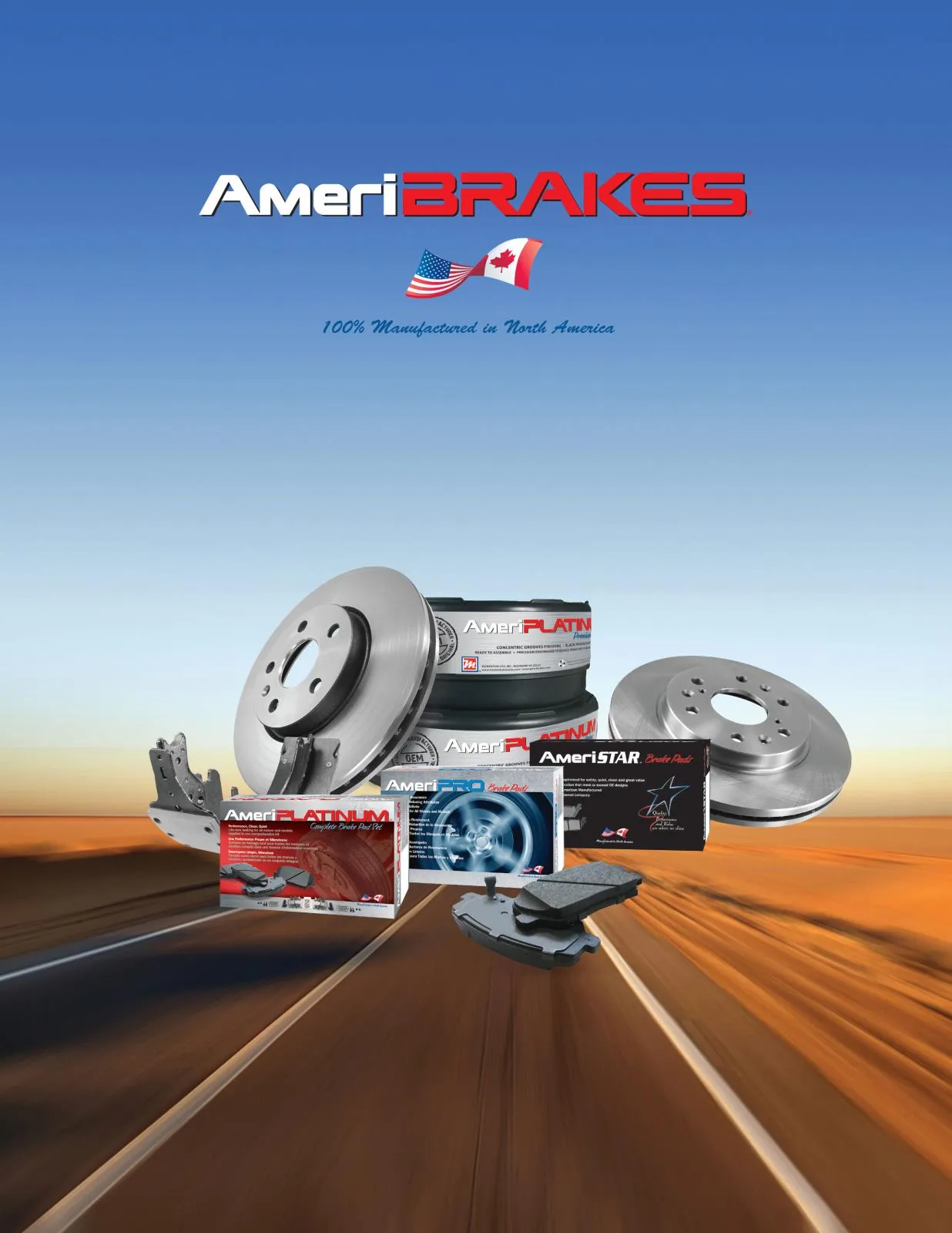 Rear Coated Rotors & AmeriBRAKES Pads For Nissan Pathfinder 2005-2012