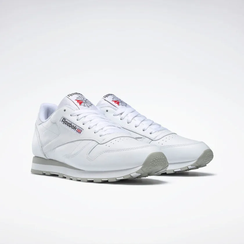 Reebok CL Classic Leather Intense White Light Grey