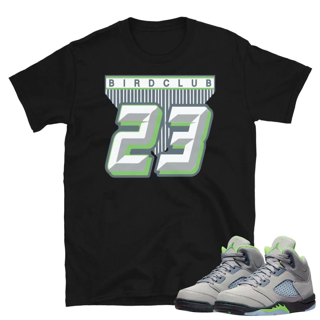 Retro 5 Green Bean Shirt