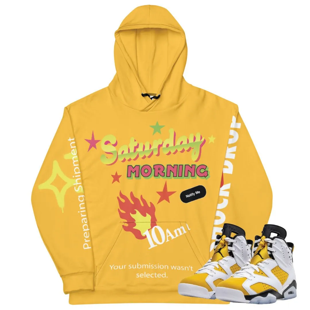 Retro 6 Yellow Ochre Hoodie