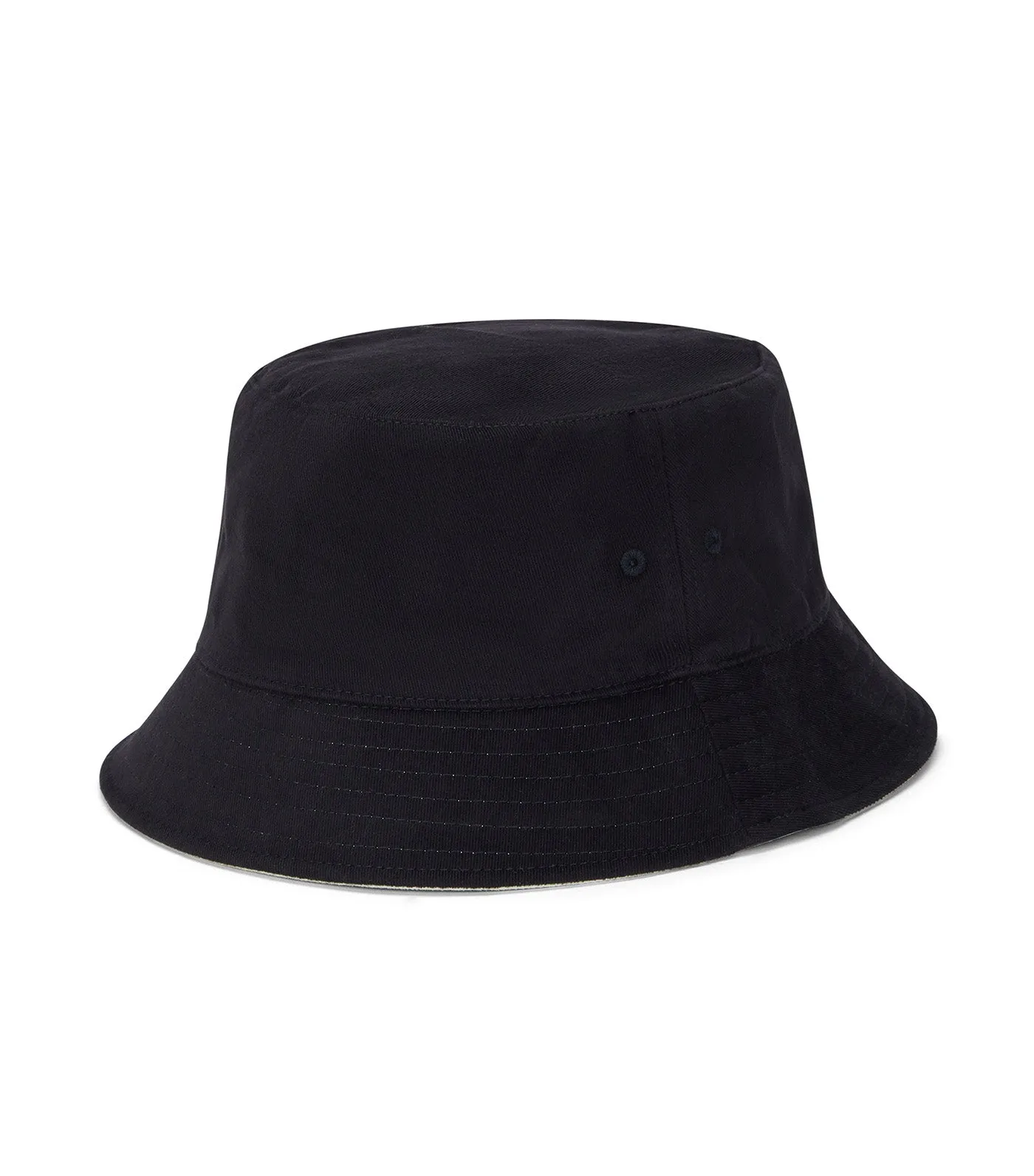 Reversible Bucket Hat Black Beauty/Bone White