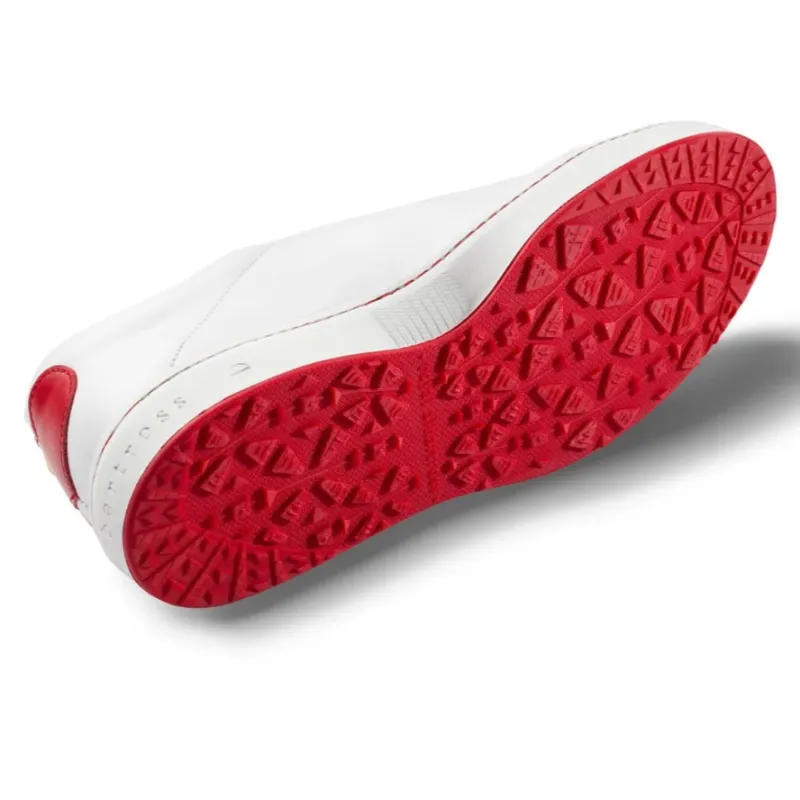 Royal Albartross Queen of Hearts Shoe - White/Red