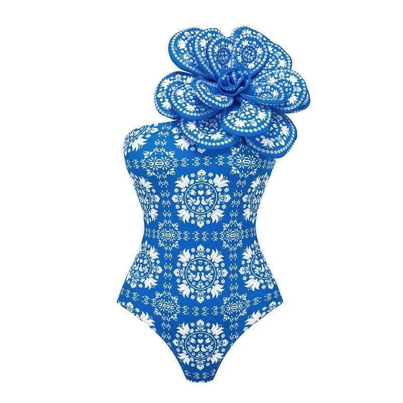 Ruby 3D Floral One Piece Swimsuit