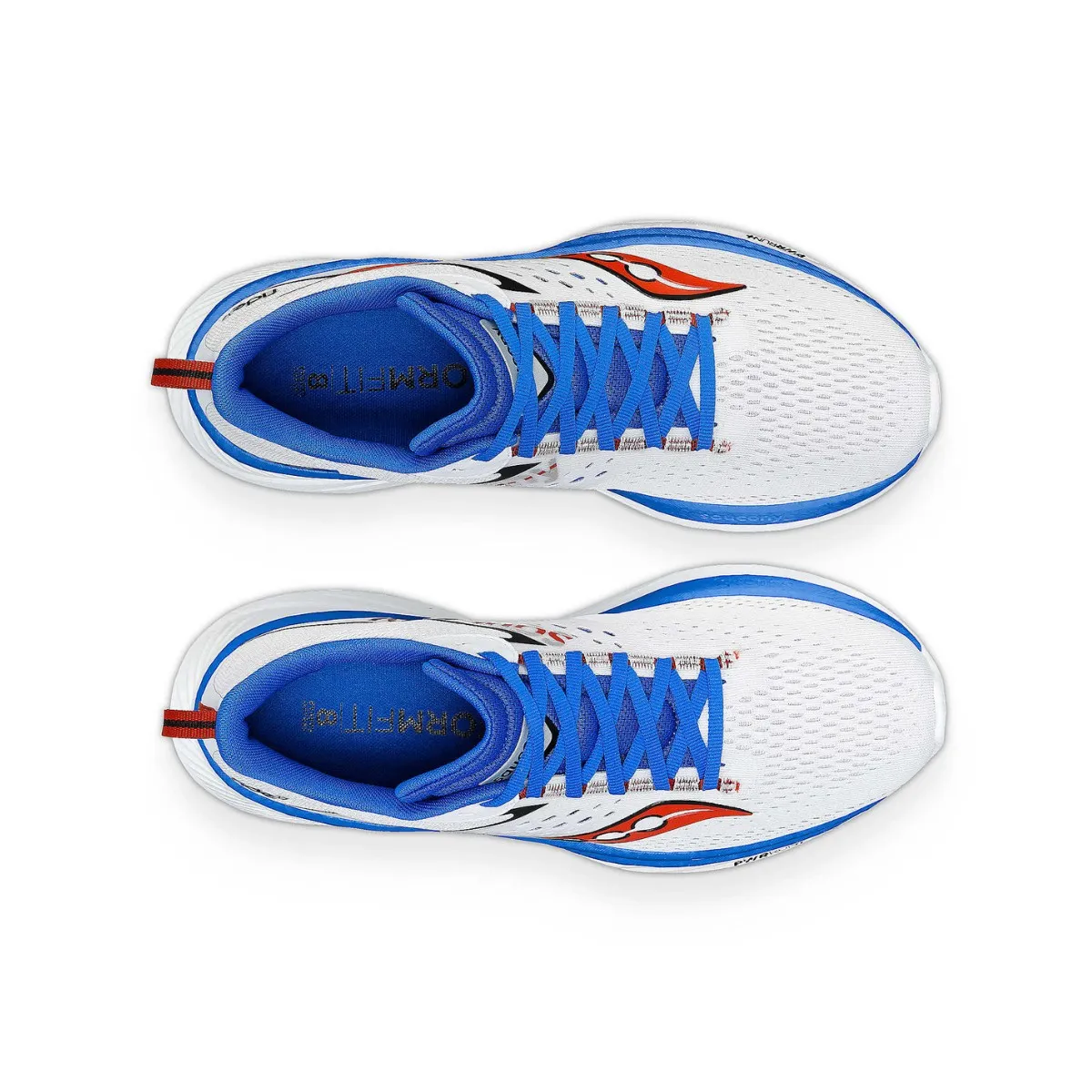 Saucony Ride 17 White Blue SS24 Shoes