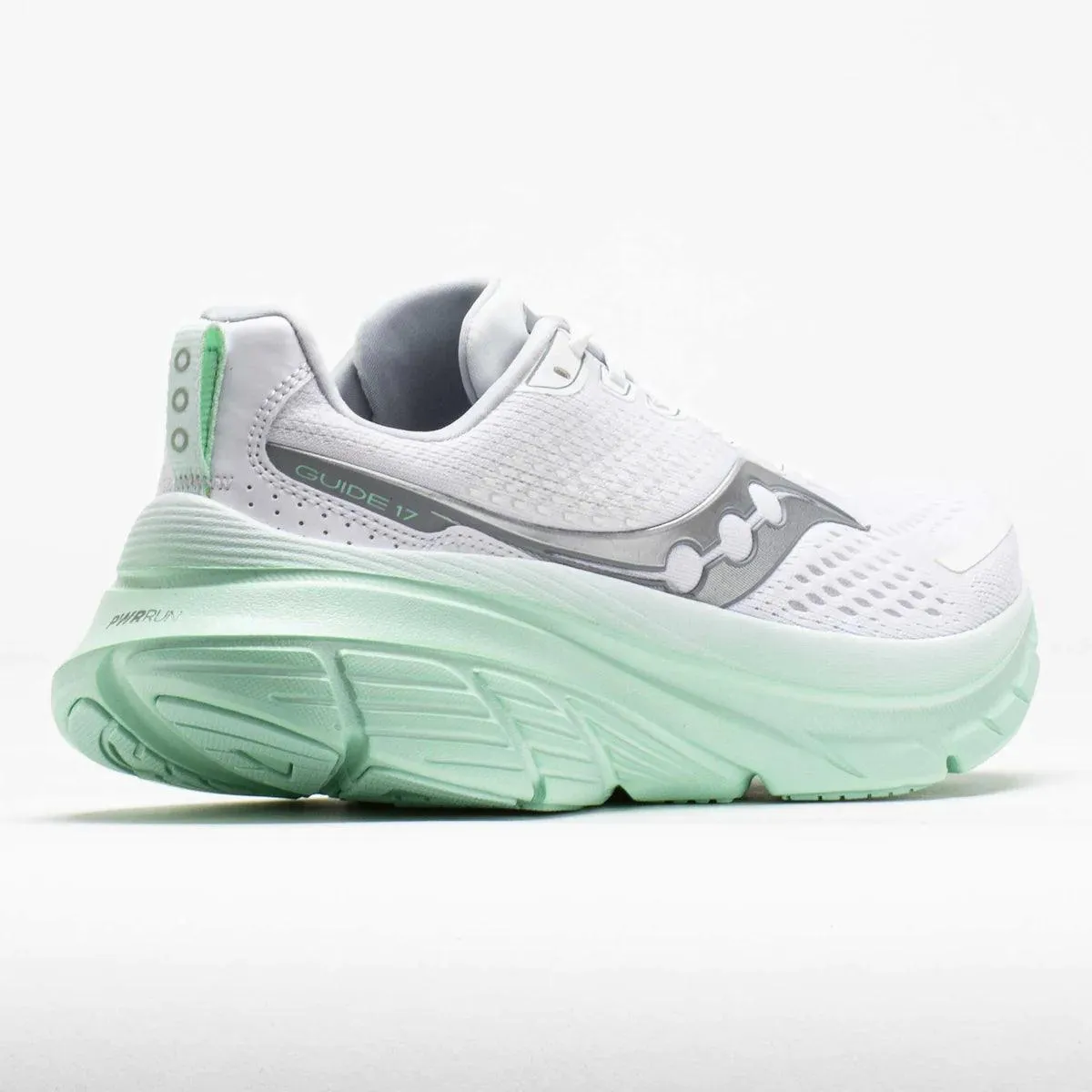 Saucony Women's Guide 17 Running Shoe White/jade