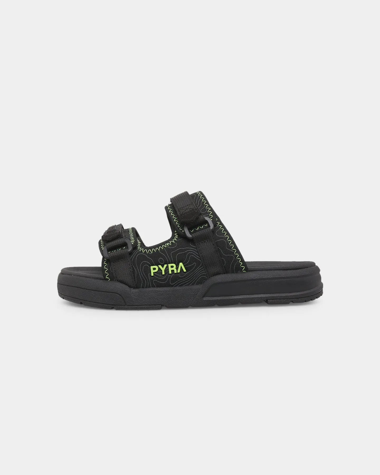 Seichi X PYRA Sandoru Ni Slides Black/Volt