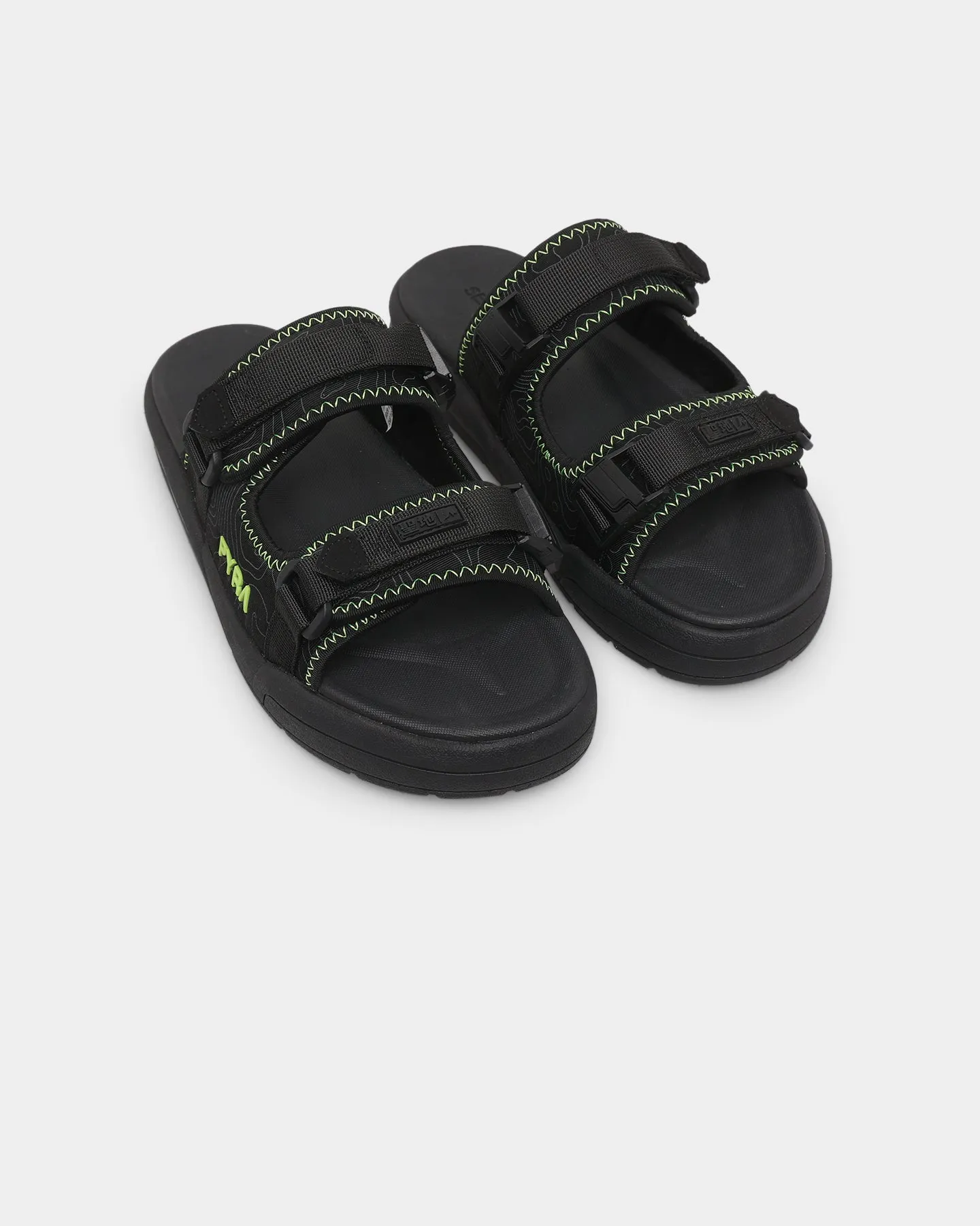 Seichi X PYRA Sandoru Ni Slides Black/Volt