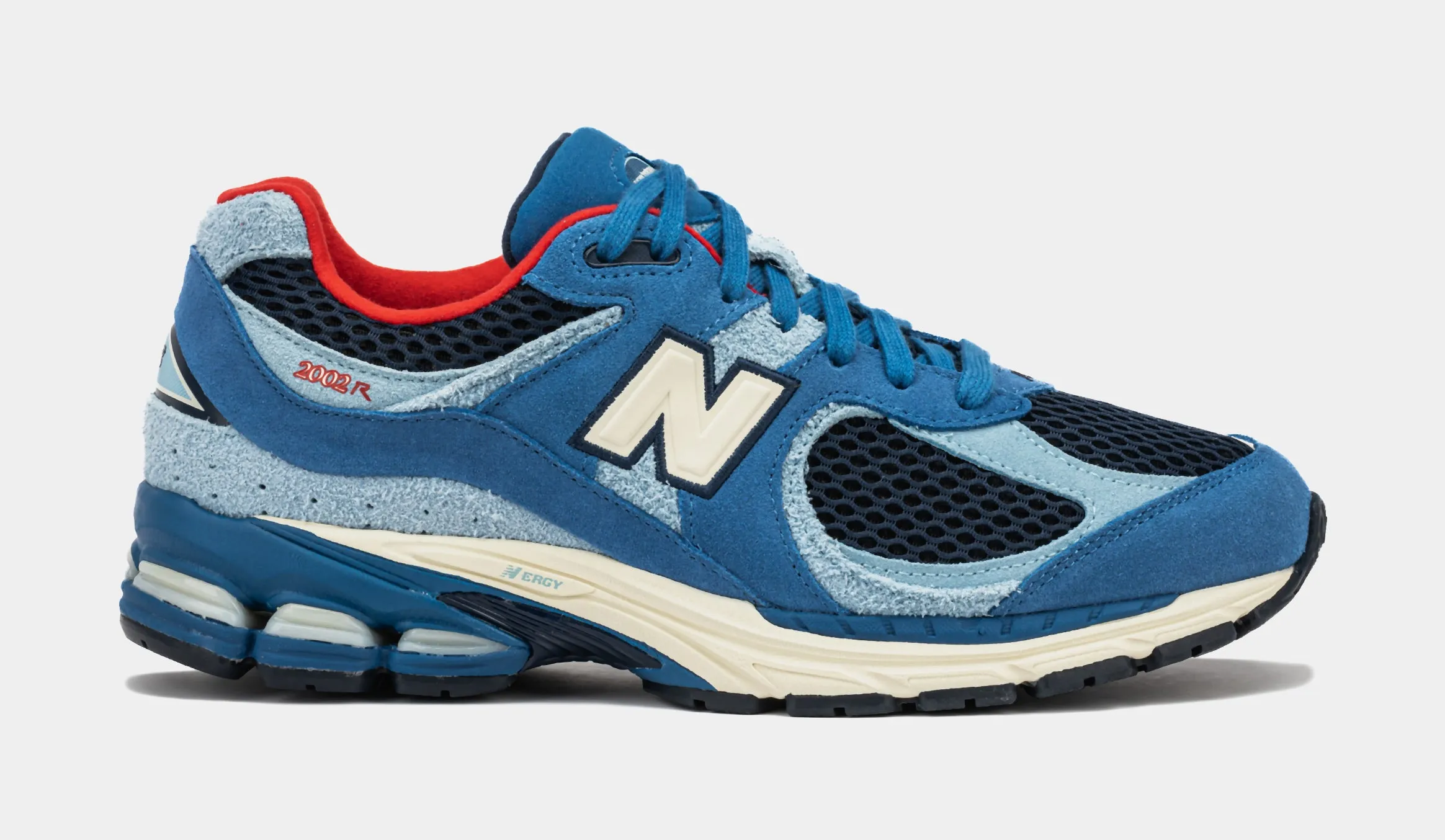 Shoe Palace x New Balance 2002R Volcanic Rocks Mens Running Shoes (Blue/Red)