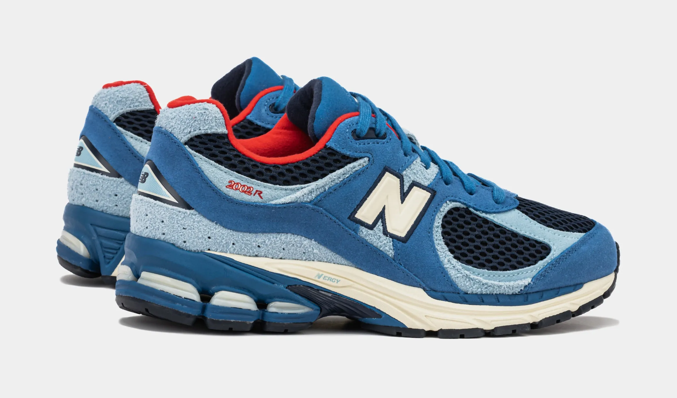 Shoe Palace x New Balance 2002R Volcanic Rocks Mens Running Shoes (Blue/Red)