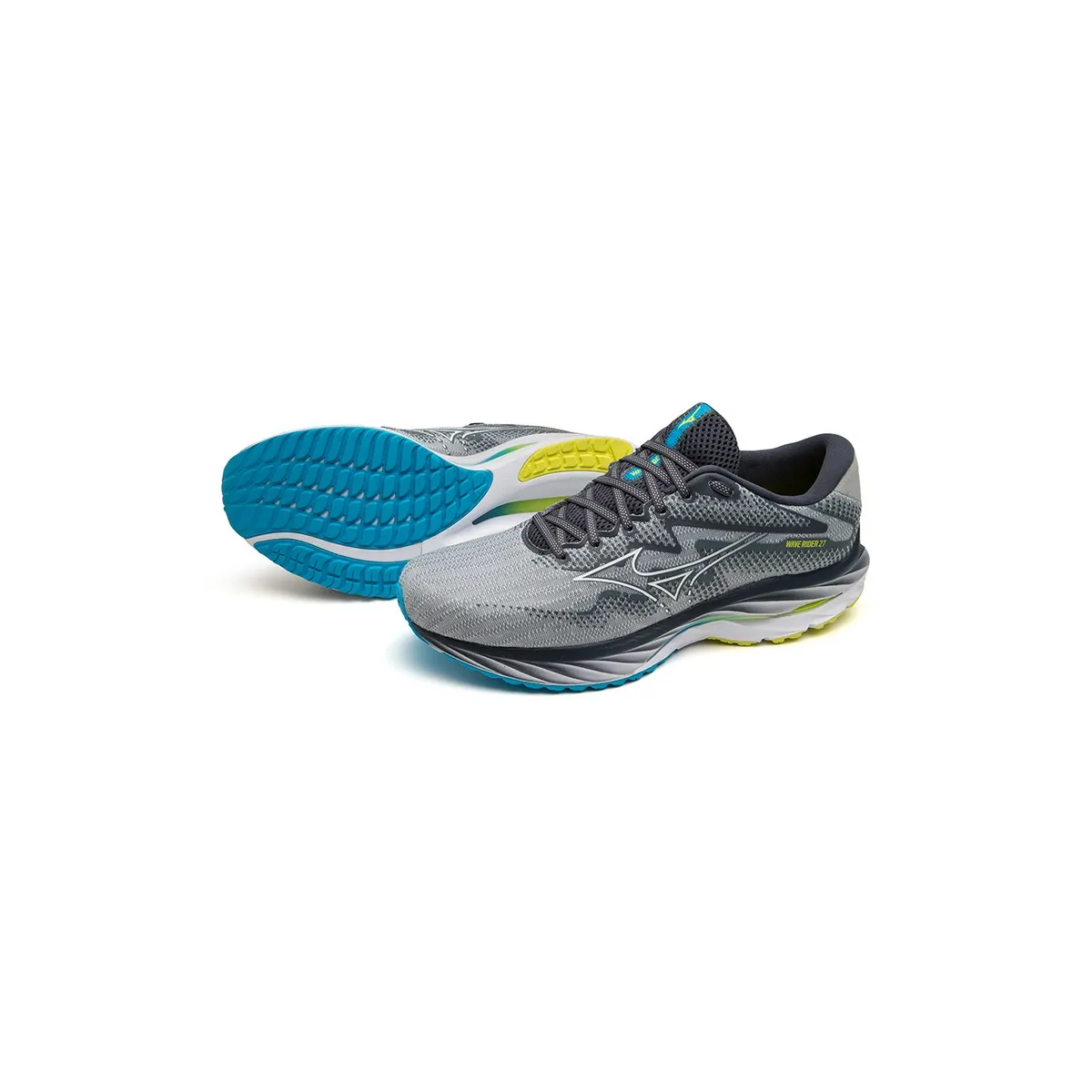 Shoes Mizuno Wave Rider 27 Grey White