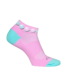 SockGuy Women's Pearls 1" Channel Air Bike Sock