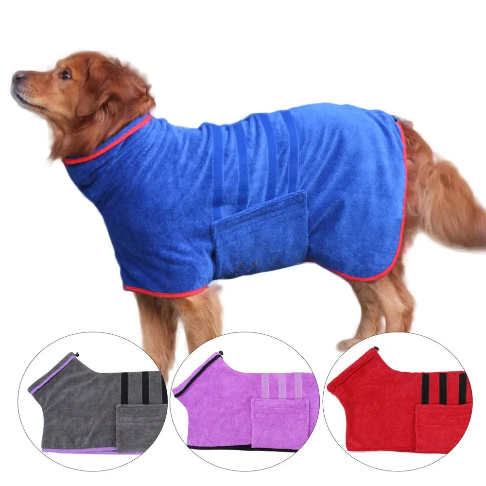 Soft & Absorbent Dog Bath Towels - Mess-Free Drying for Your Furry Friend