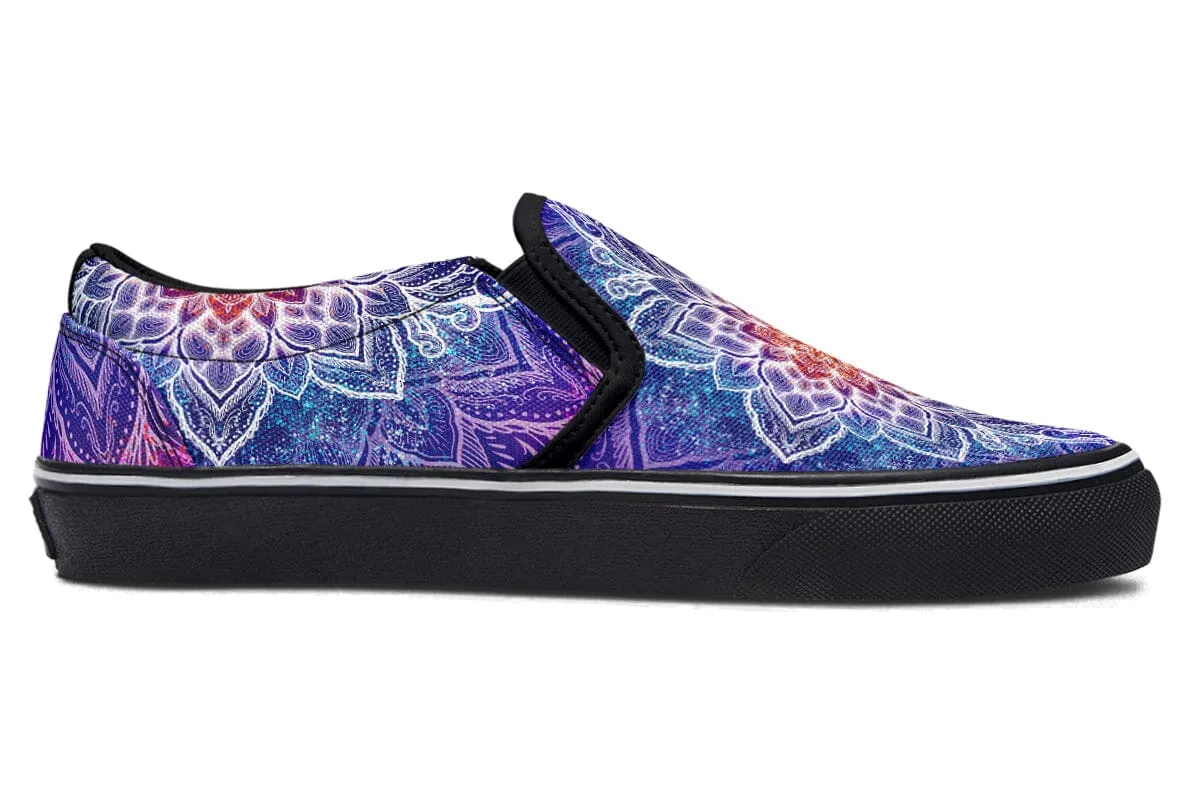 Spark of Joy Mandala Slip on Shoes