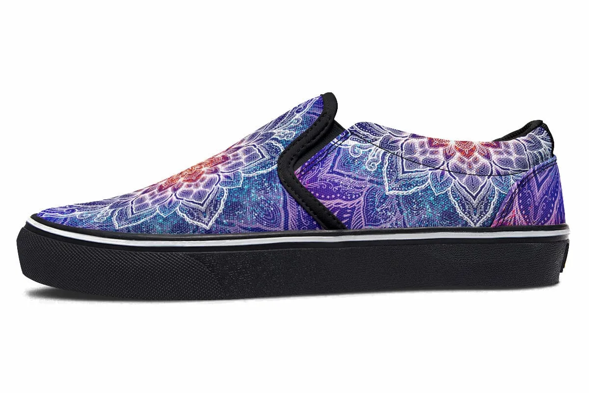 Spark of Joy Mandala Slip on Shoes