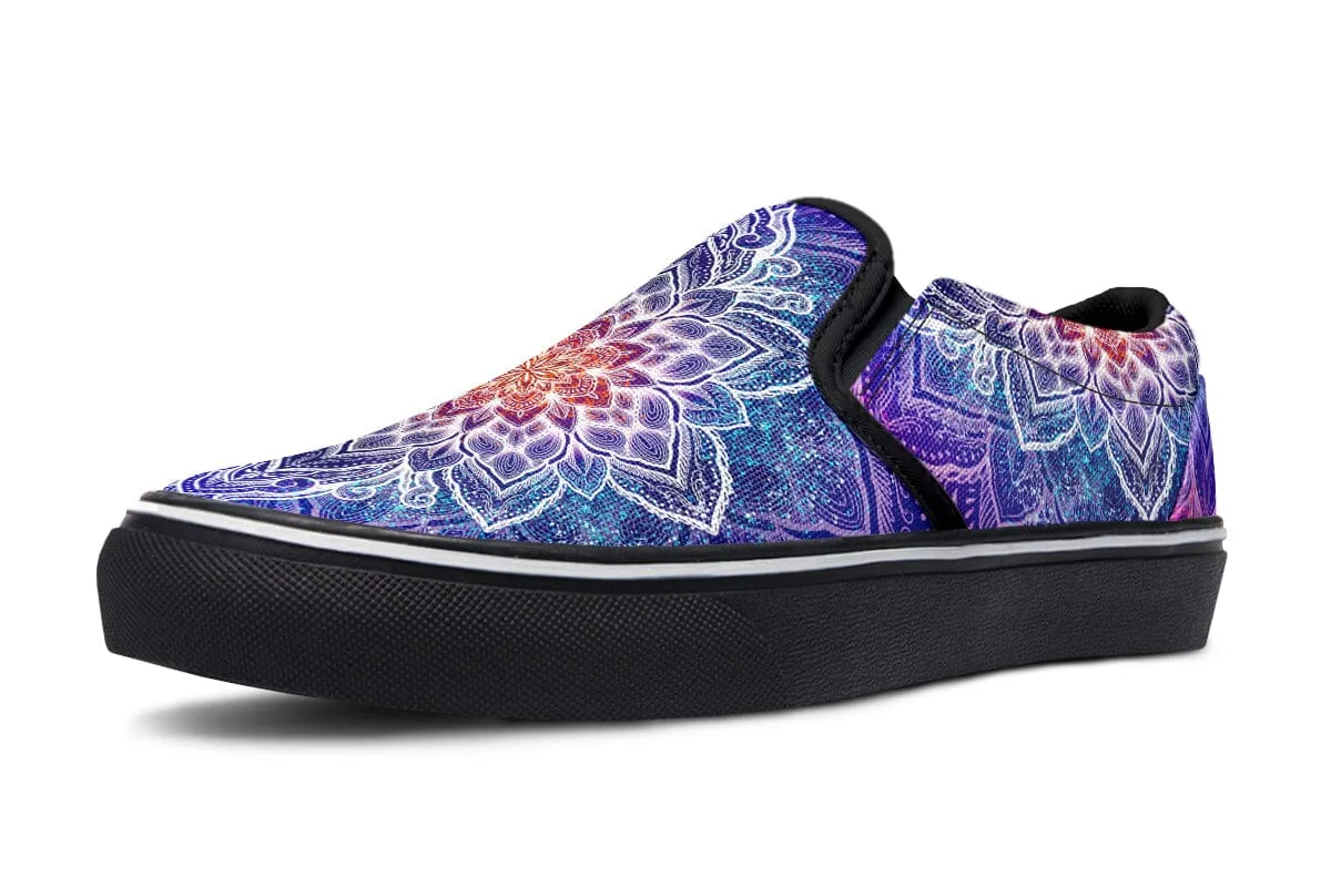 Spark of Joy Mandala Slip on Shoes