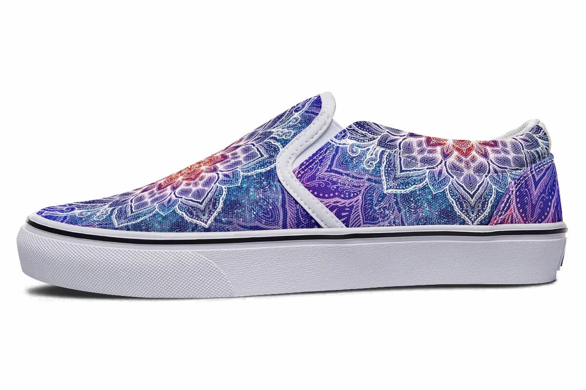 Spark of Joy Mandala Slip on Shoes