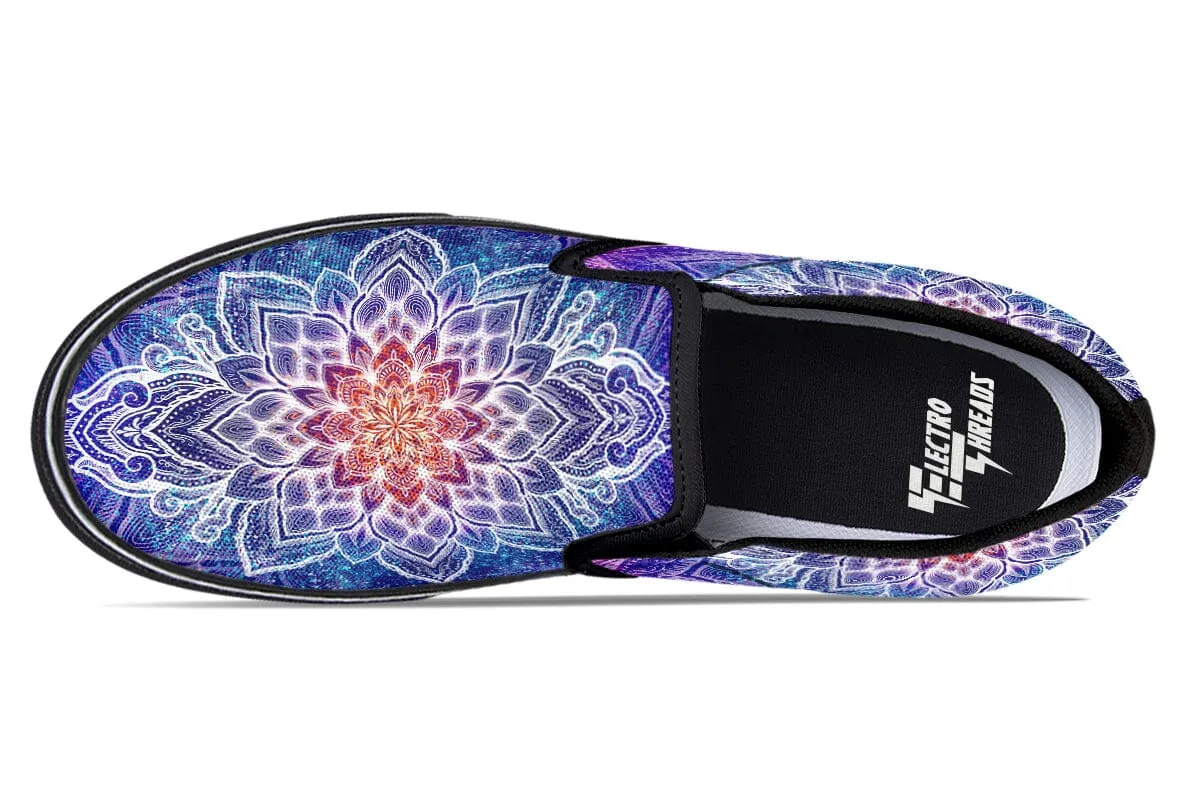 Spark of Joy Mandala Slip on Shoes