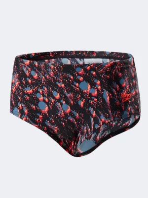 Speedo Alov 12Cm Boys Swim Swim Tight Black/Red