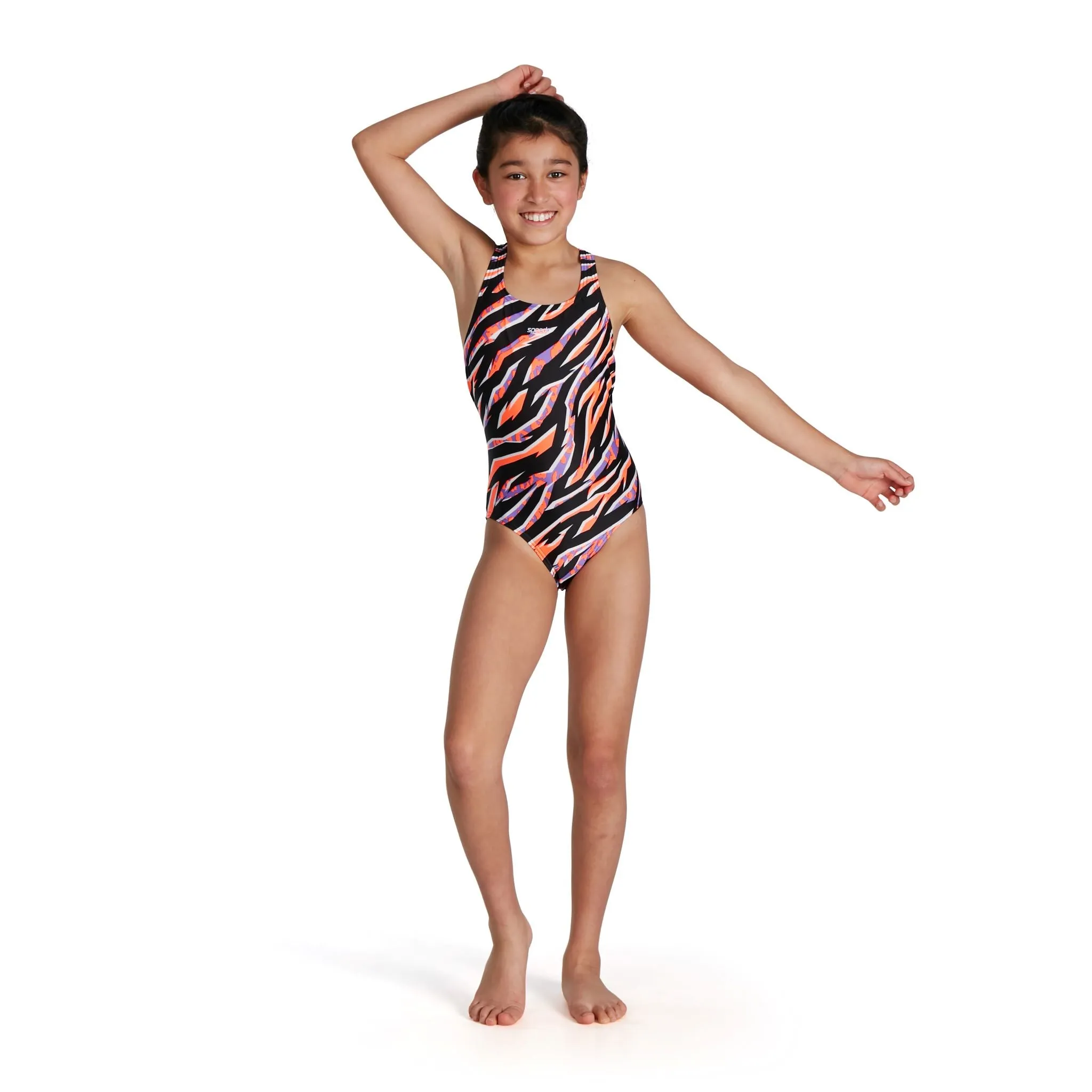 Speedo Girls Junior Allover Medalist Swimsuit