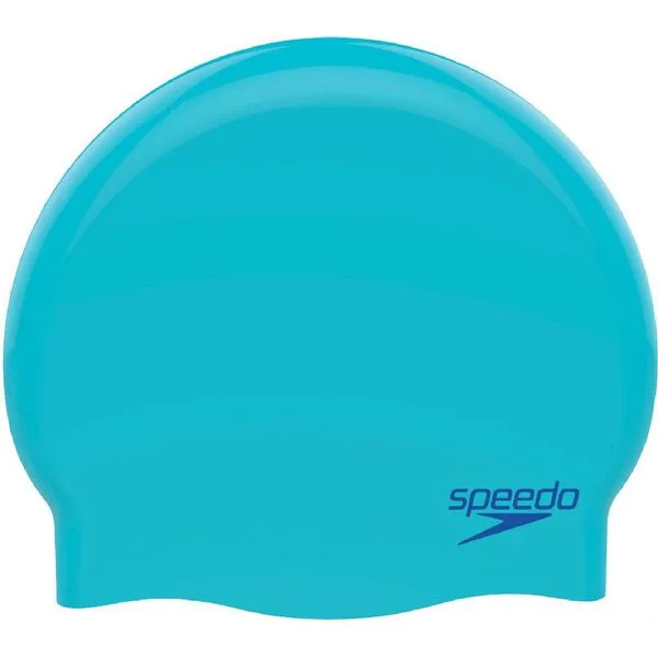 Speedo Jnr Plain Moulded Silicone Cap