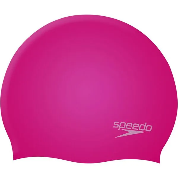 Speedo Jnr Plain Moulded Silicone Cap