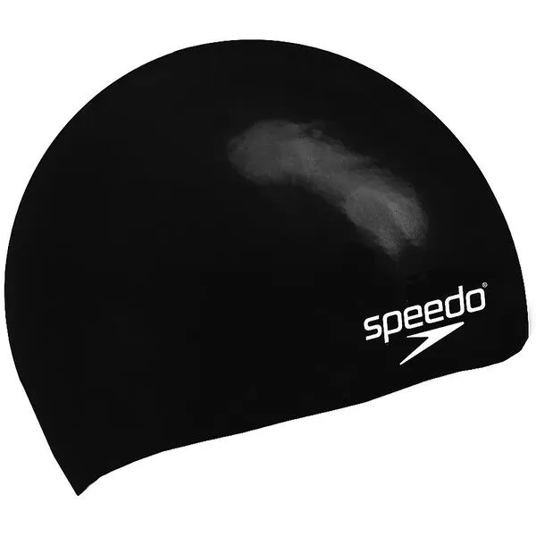 Speedo Jnr Plain Moulded Silicone Cap