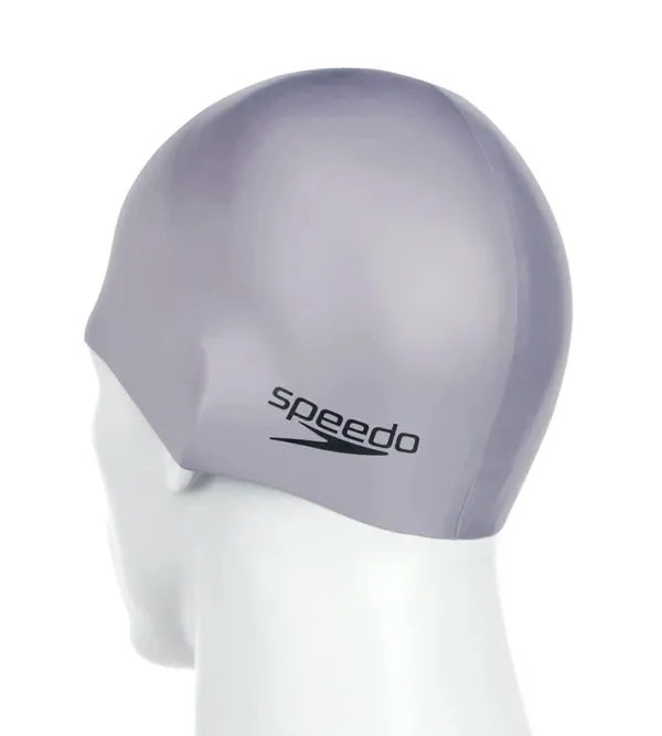 Speedo Unisex Plain Moulded Silicone Swim Cap