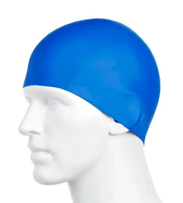 Speedo Unisex Plain Moulded Silicone Swim Cap