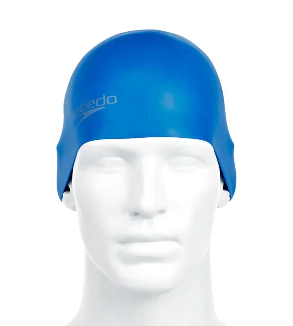 Speedo Unisex Plain Moulded Silicone Swim Cap