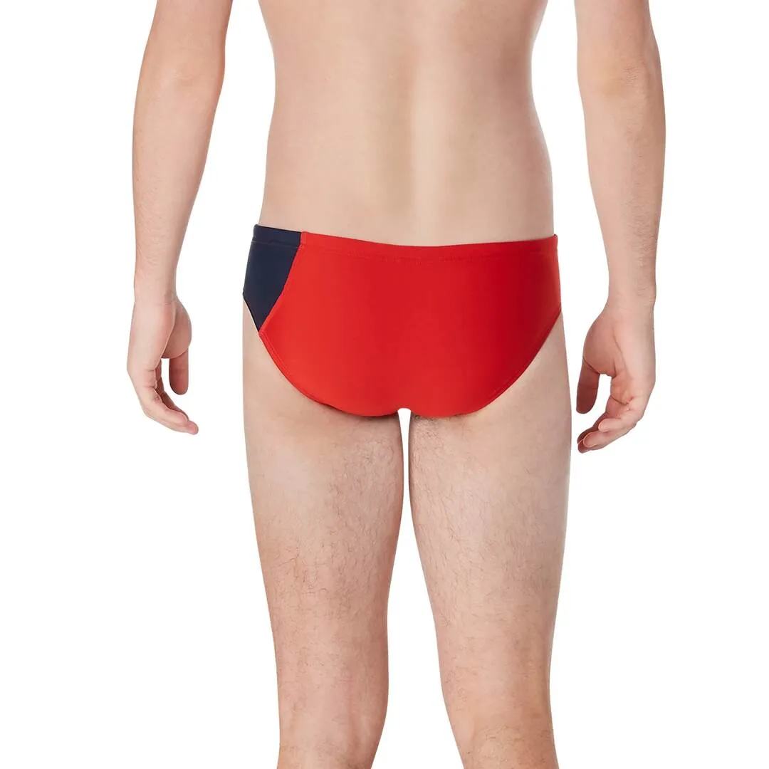 Speedo Vibe Asymmetrical ColorBlock One Swim Briefs