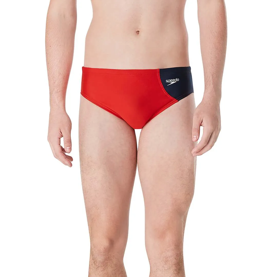 Speedo Vibe Asymmetrical ColorBlock One Swim Briefs