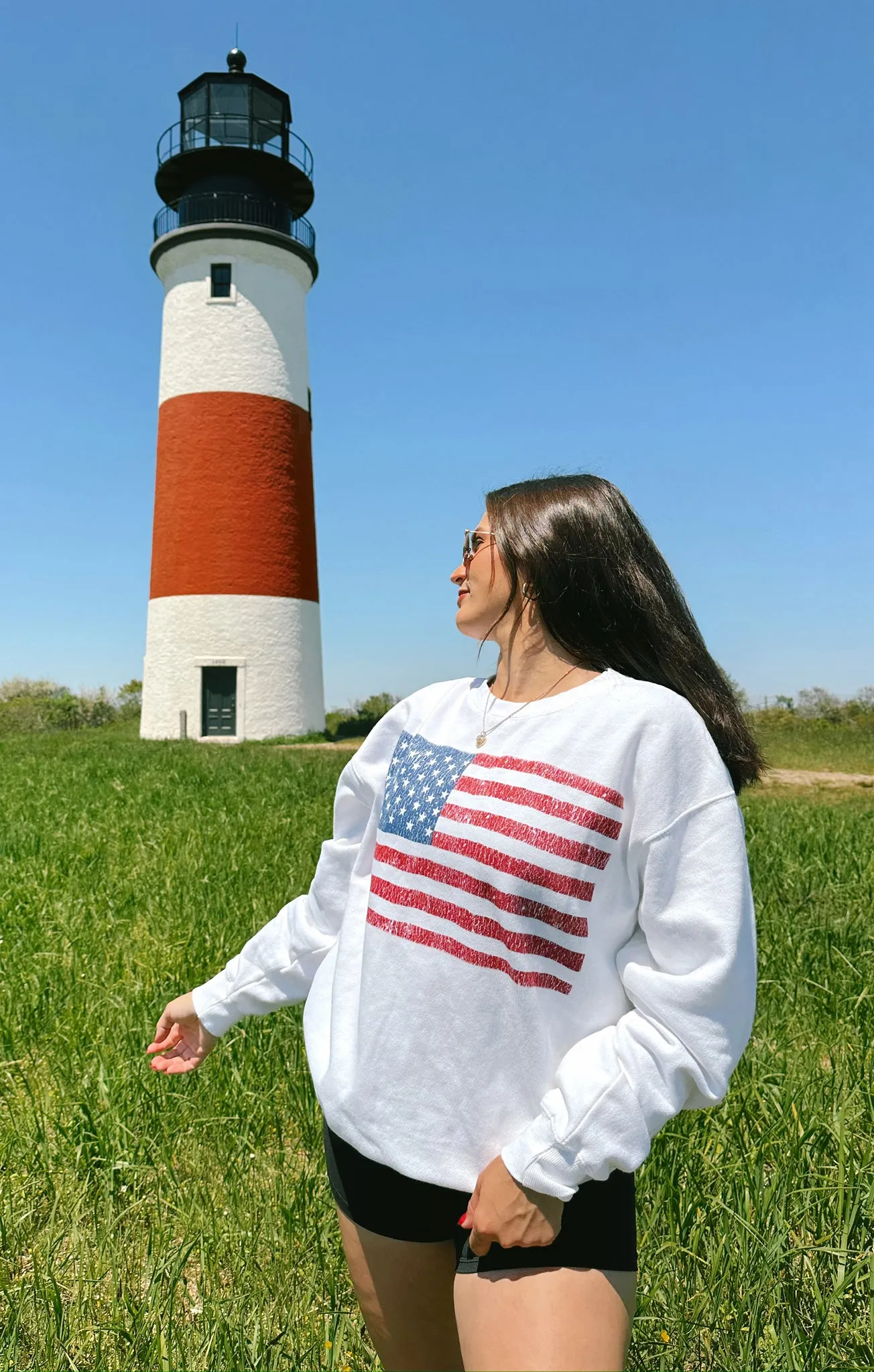 Stanley Sweatshirt ~ American Flag Graphic