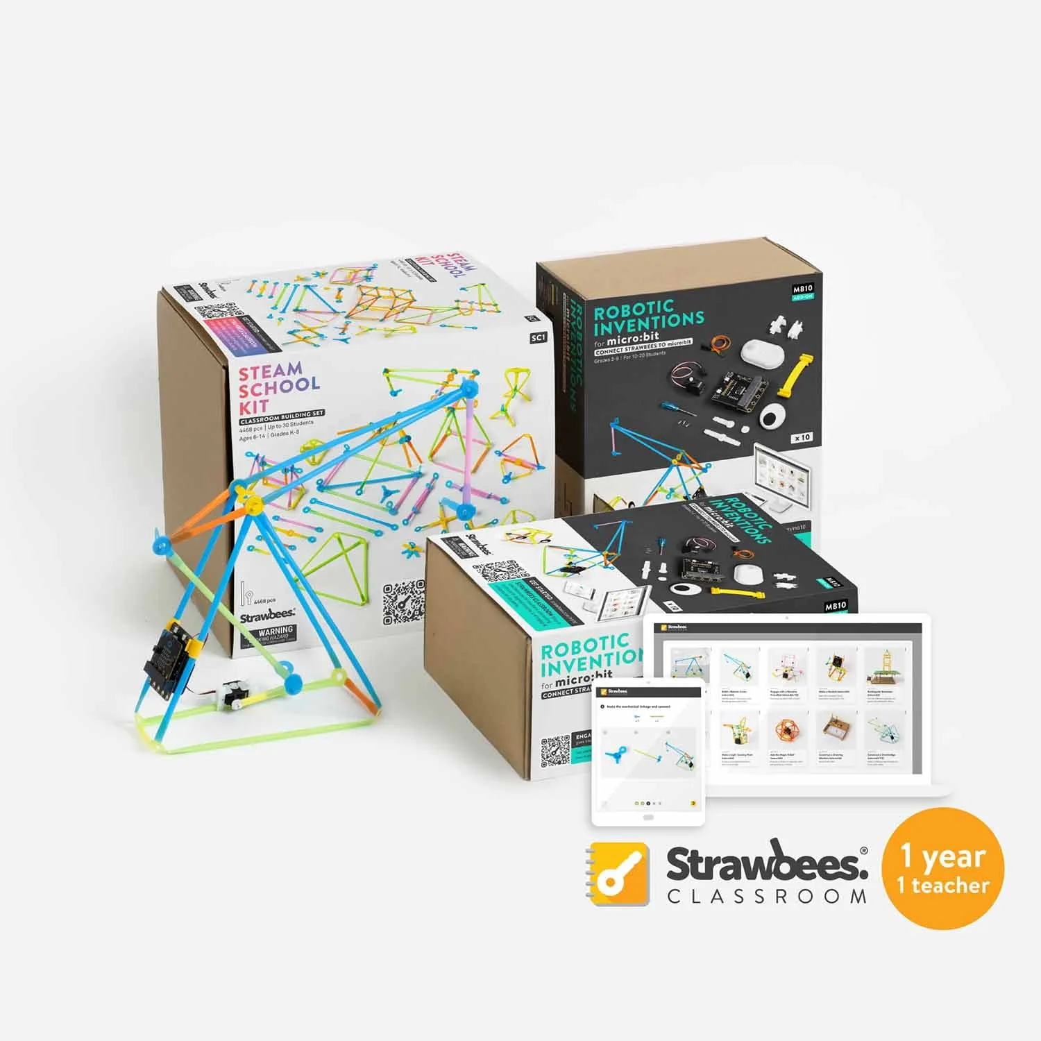 Strawbees STEAM Classroom Robotics (NO micro:bit)