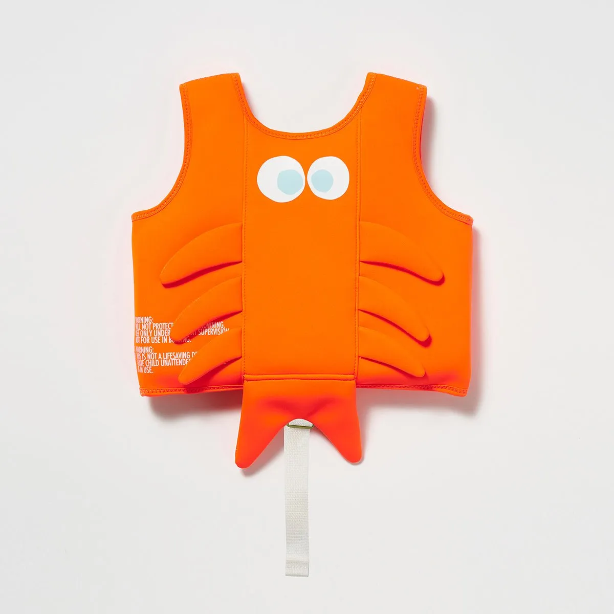 SUNNYLiFE Orange Color Swim Vest 2-3 Sonny the Sea Creature