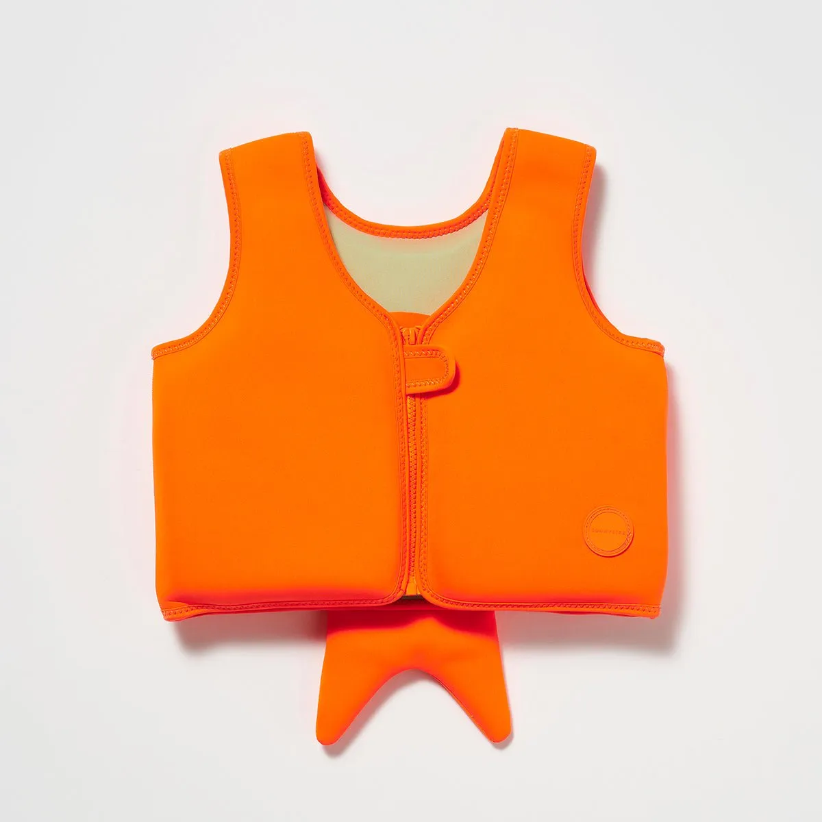 SUNNYLiFE Orange Color Swim Vest 3-6 Sonny the Sea Creature