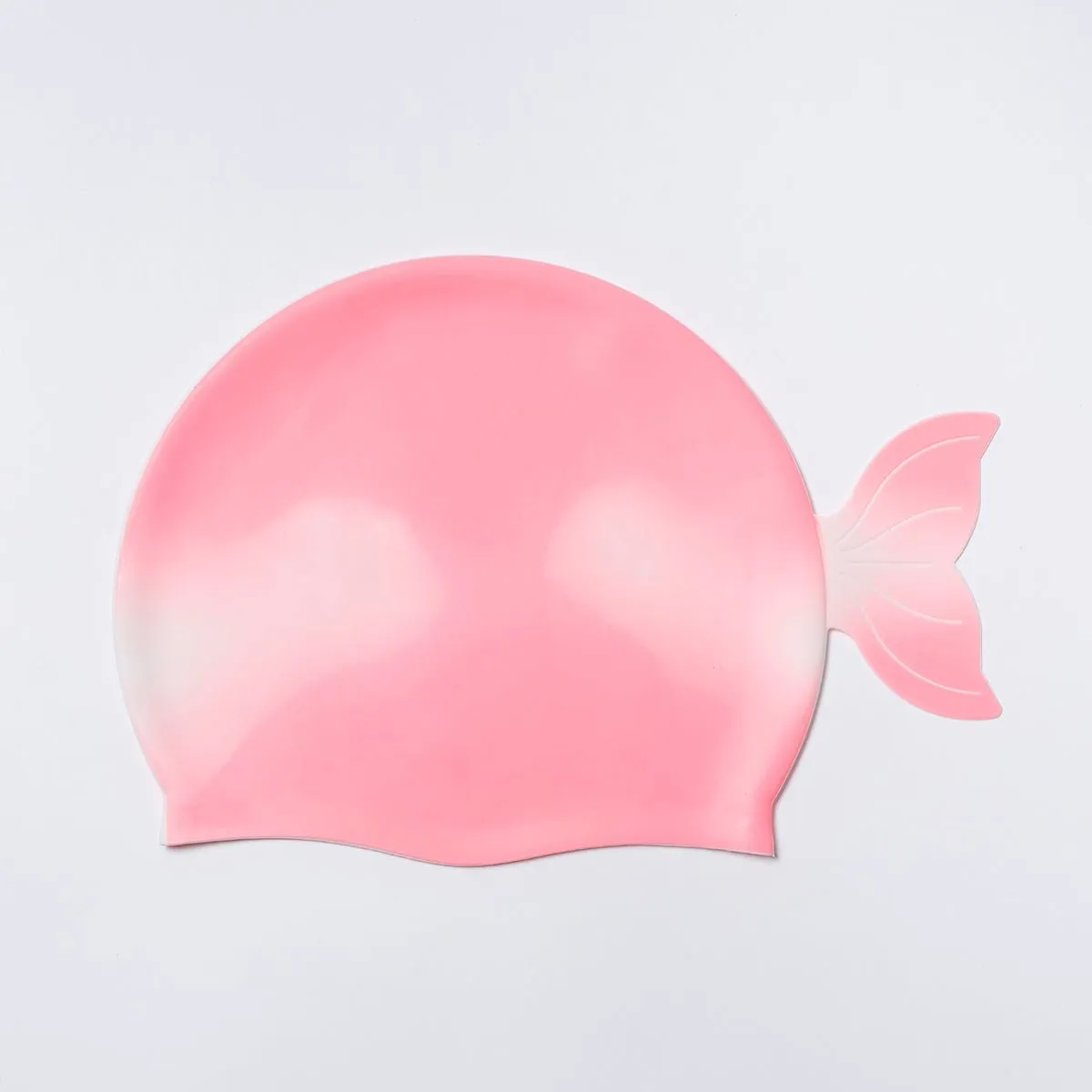 SUNNYLiFE Pink Color Shaped Swimming Cap Ocean Treasure Rose