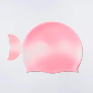 SUNNYLiFE Pink Color Shaped Swimming Cap Ocean Treasure Rose