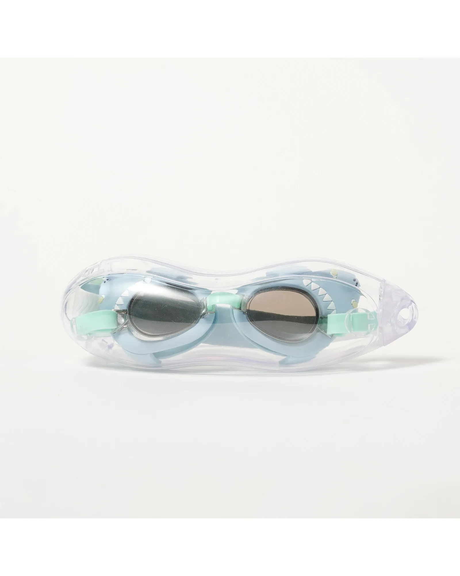 Sunnylife Salty the Shark Mini Swim Goggles Aqua