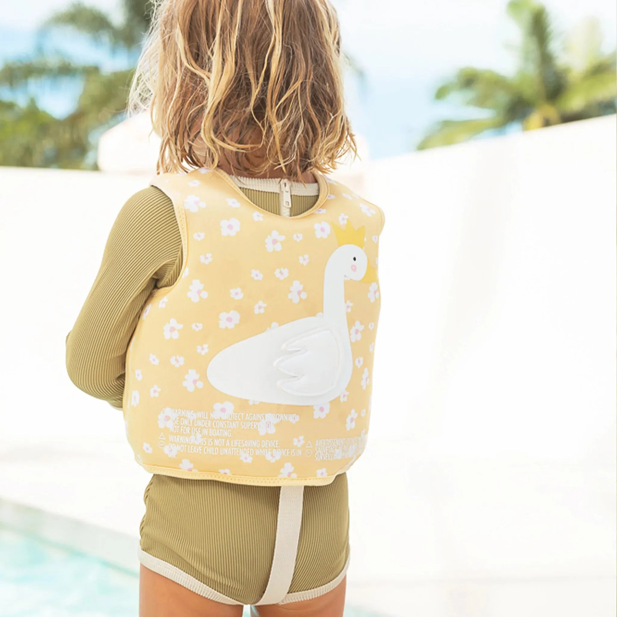 Sunnylife Swim Vest "Princess Swan" Buttercup