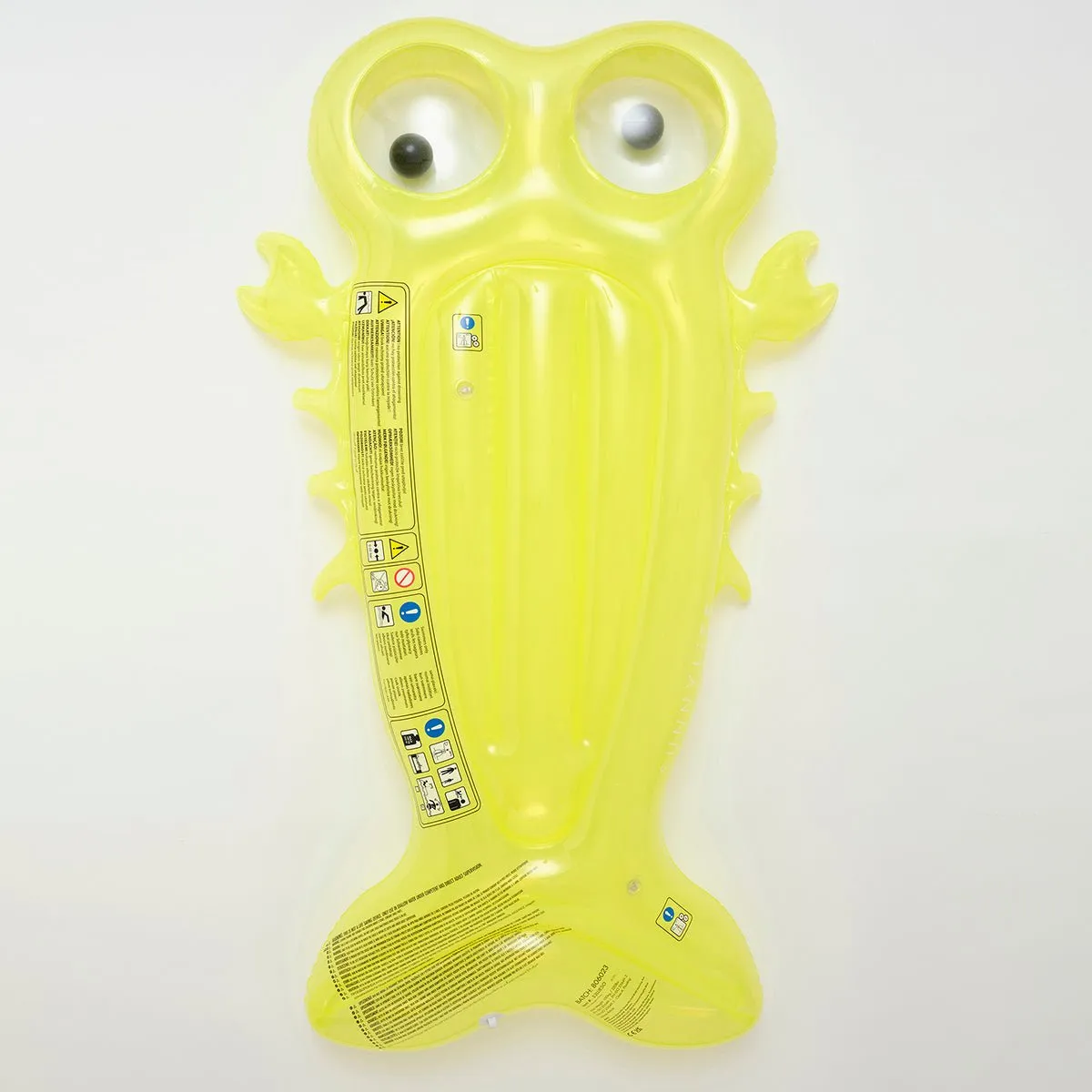 SUNNYLiFE Yellow Color Inflatable Luxe Lie-On Float Sonny The Sea Creature