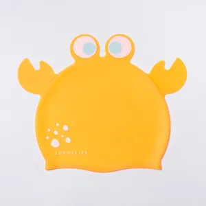 SUNNYLiFE Yellow Color Shaped Swimming Cap Sonny The Sea Creature