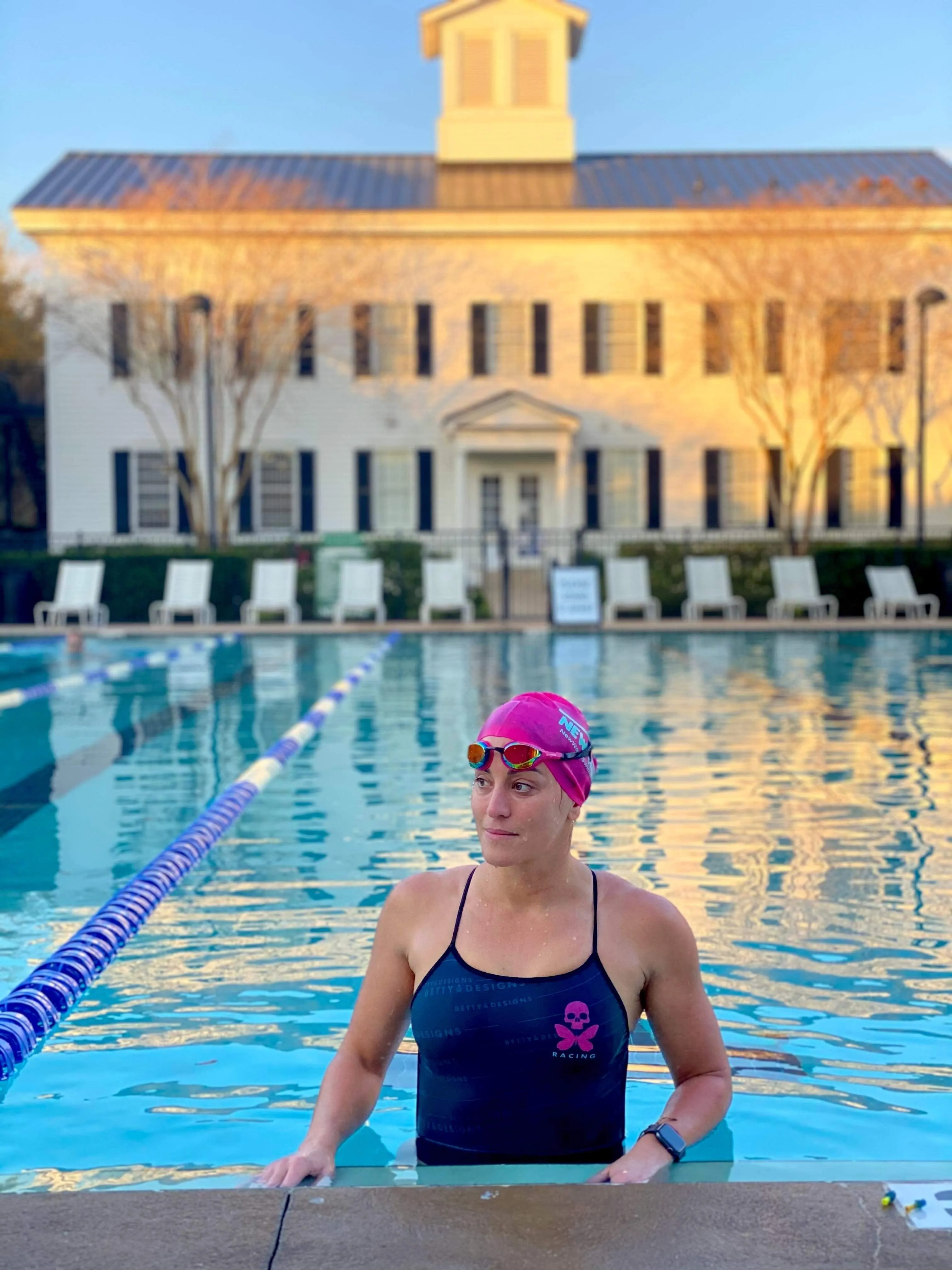 Swim Cap Pink - New Wave Silicone Swim Cap